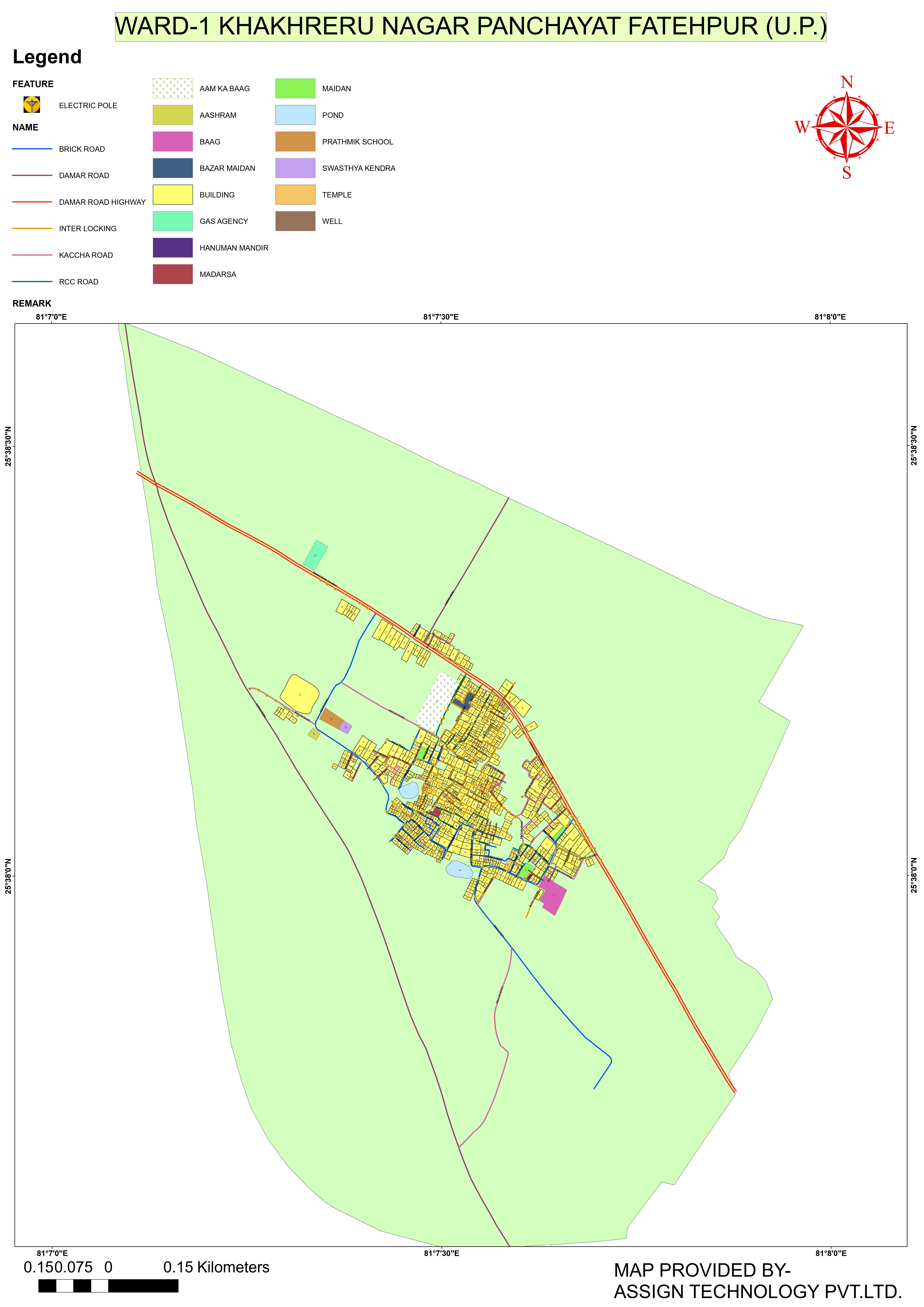 Map of Ward 1